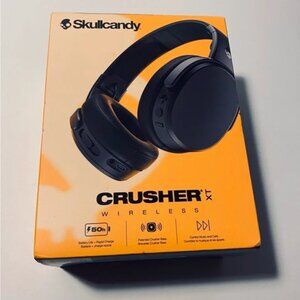Skullcandy Crusher Evo XT Wireless Headphones — Black — NEW in Orange Box